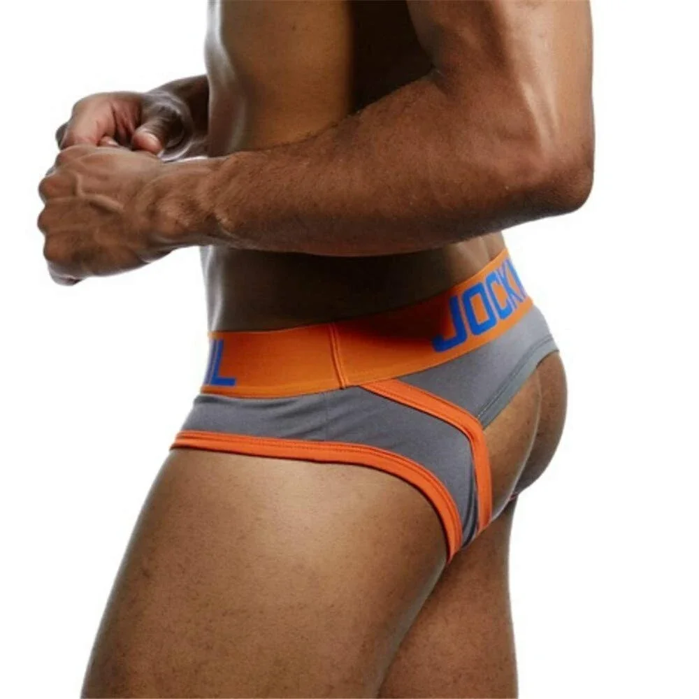 JOCKMAIL Men's Jockstrap Cotton Briefs Breathable Athletic Underwear XL - NWT